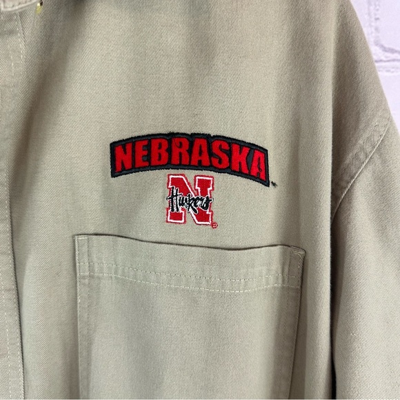 cadre athletic apparel Nebraska cornhuskers collegiate cotton Shirt sz L - Picture 2 of 7